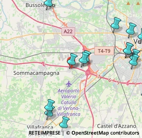 Mappa Via dell'Artigianato, 37066 Caselle VR, Italia (5.73)