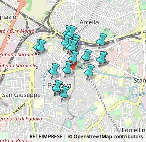 Mappa Largo Europa, 35121 Padova PD, Italia (0.6395)