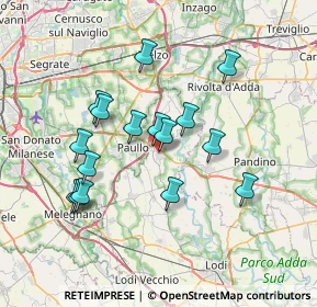 Mappa Via Lombardia, 26839 Zelo Buon Persico LO, Italia (6.53438)