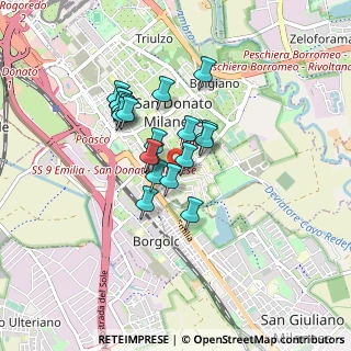 Mappa Via Morandi, 20097 San Donato Milanese MI, Italia (0.6395)