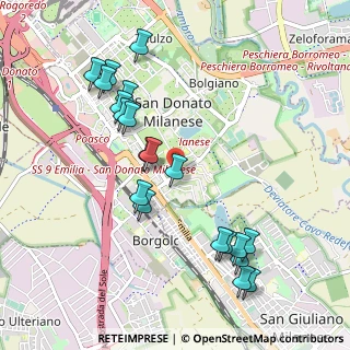 Mappa Via Morandi, 20097 San Donato Milanese MI, Italia (1.0735)