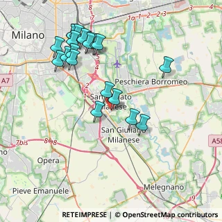 Mappa Via Morandi, 20097 San Donato Milanese MI, Italia (4.227)