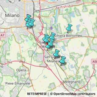 Mappa Via Morandi, 20097 San Donato Milanese MI, Italia (3.114)