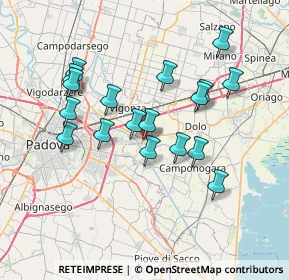 Mappa Strada dei Cento Anni, 30039 Stra VE, Italia (6.67389)