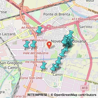 Mappa Via Cappello, 35129 Padova PD, Italia (0.8165)