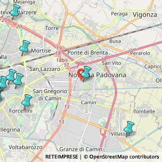 Mappa Via Cappello, 35129 Padova PD, Italia (3.835)