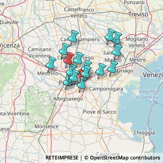 Mappa Via Cappello, 35129 Padova PD, Italia (9.57412)
