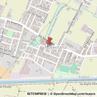 Mappa Via N. Paganini, 9, 35027 Noventa Padovana, Padova (Veneto)