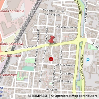 Mappa Via Vicenza, 31/a, 35138 Padova, Padova (Veneto)