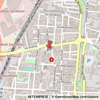 Mappa Via Tirana, 1A, 35138 Padova, Padova (Veneto)