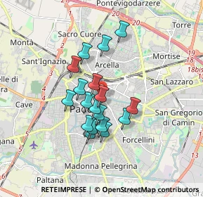 Mappa Via Porciglia, 35139 Padova PD, Italia (1.32667)