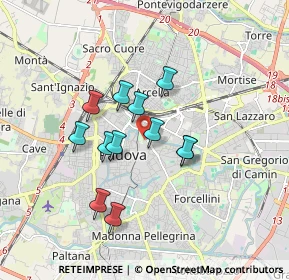 Mappa Via Porciglia, 35139 Padova PD, Italia (1.3925)