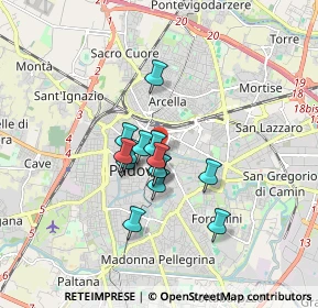 Mappa Via Porciglia, 35139 Padova PD, Italia (1.15571)