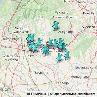 Mappa Via Alberoni, 37042 Caldiero VR, Italia (10.2865)