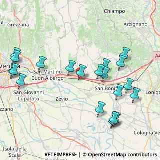 Mappa Via Alberoni, 37042 Caldiero VR, Italia (9.6905)