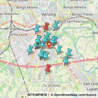 Mappa Piazza Papa Giovanni XXIII, 37134 Verona VR, Italia (1.229)