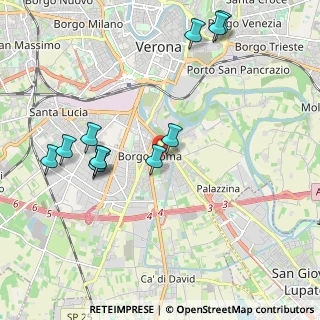 Mappa Piazza Papa Giovanni XXIII, 37134 Verona VR, Italia (2.17909)