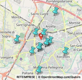 Mappa Via Rolando da Piazzola, 35139 Padova PD, Italia (1.53583)