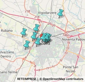 Mappa Via Rolando da Piazzola, 35139 Padova PD, Italia (1.9)
