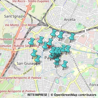 Mappa Via Rolando da Piazzola, 35139 Padova PD, Italia (0.611)