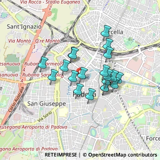 Mappa Via Rolando da Piazzola, 35139 Padova PD, Italia (0.713)