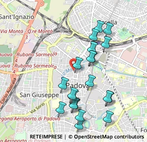 Mappa Via Rolando da Piazzola, 35139 Padova PD, Italia (0.976)