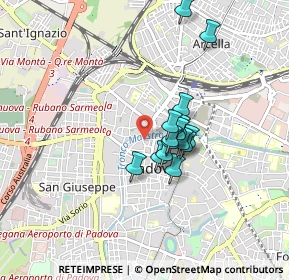 Mappa Via Rolando da Piazzola, 35139 Padova PD, Italia (0.614)