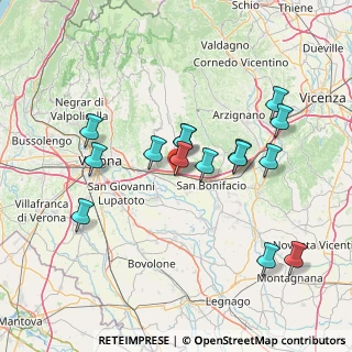 Mappa Caldiero Via De Gasperi, 37042 Caldiero VR, Italia (14.188)