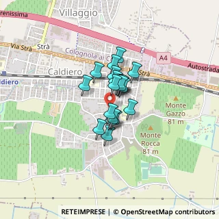 Mappa Caldiero Via De Gasperi, 37042 Caldiero VR, Italia (0.2285)