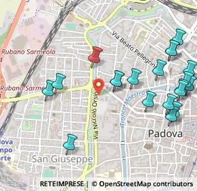 Mappa Via Niccolò Orsini, 35139 Padova PD, Italia (0.618)