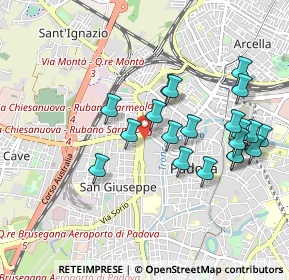 Mappa Via Niccolò Orsini, 35139 Padova PD, Italia (0.9335)