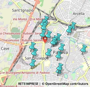Mappa Via Niccolò Orsini, 35139 Padova PD, Italia (0.7935)