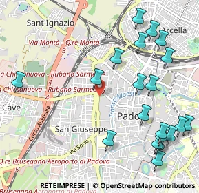 Mappa Via Niccolò Orsini, 35139 Padova PD, Italia (1.303)