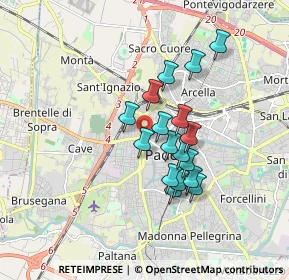 Mappa Via Niccolò Orsini, 35139 Padova PD, Italia (1.36471)