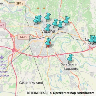 Mappa Via Gibilrossa, 37134 Verona VR, Italia (4.47909)