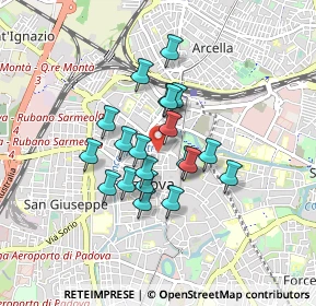 Mappa Riviera dei Mugnai, 35137 Padova PD, Italia (0.636)