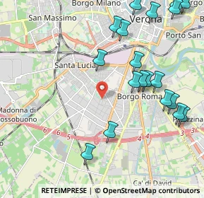 Mappa Via Lussemburgo, 37124 Verona VR, Italia (2.52737)