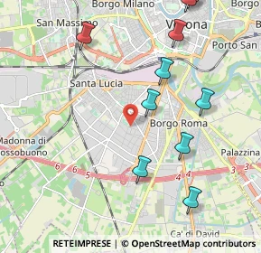 Mappa Via Lussemburgo, 37124 Verona VR, Italia (2.6525)