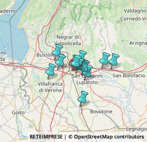 Mappa Via Lussemburgo, 37124 Verona VR, Italia (7.1725)