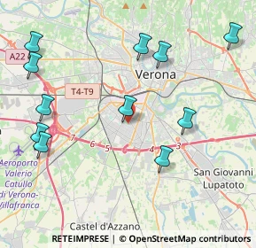 Mappa Via Lussemburgo, 37124 Verona VR, Italia (4.82636)