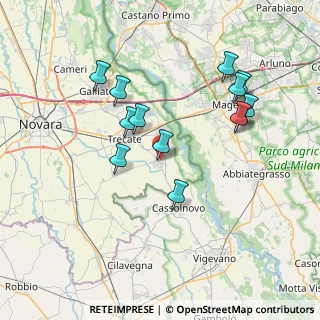 Mappa Via S. Francesco d'Assisi, 28065 Cerano NO, Italia (7.25462)