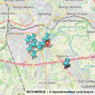 Mappa Via Pomposa, 37134 Verona VR, Italia (1.675)