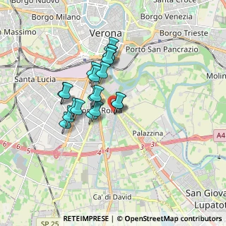Mappa Via Pomposa, 37134 Verona VR, Italia (1.35947)