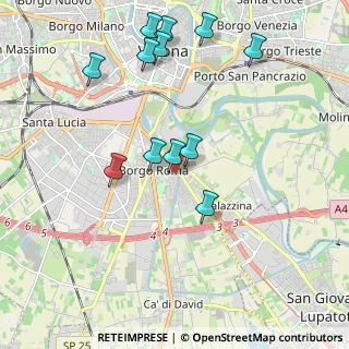 Mappa Via Pomposa, 37134 Verona VR, Italia (2.09167)