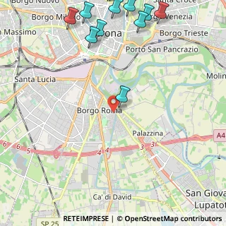 Mappa Via Pomposa, 37134 Verona VR, Italia (3.23833)