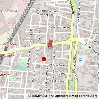 Mappa Via Vicenza, 23, 35138 Padova, Padova (Veneto)
