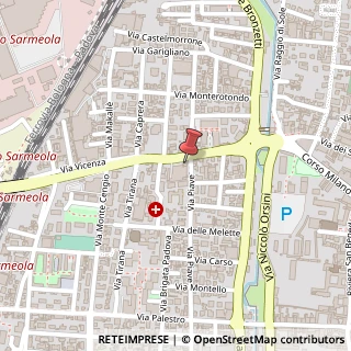 Mappa Via Piave, 33, 35138 Padova, Padova (Veneto)