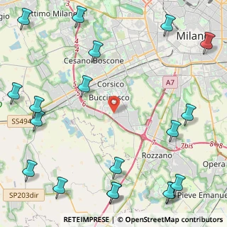 Mappa Via A. Pacinotti, 20090 Buccinasco MI, Italia (6.802)