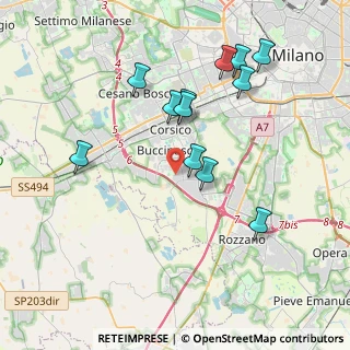 Mappa Via A. Pacinotti, 20090 Buccinasco MI, Italia (3.81)