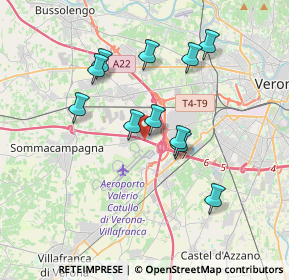 Mappa Via Aeroporto, 37060 Sommacampagna VR, Italia (3.23182)